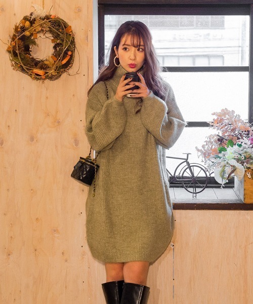 ワンピース コクーンニットチュニックワンピース 手洗い可能 Zozotown Paypayモール店 通販 Paypayモール