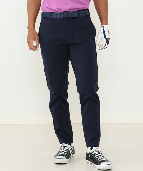 スタンダード ストレート ストレッチ フルレングス 無地パンツ BEAMS G0LF 0RANGE LABEL / サイドライン ストレッチパンツ スタンダード ストレート ストレッチ フルレングス 無地パンツ BEAMS G0LF 0RANGE LABEL / サイドライン ストレッチパンツ