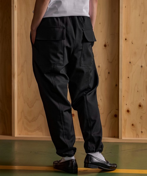 Jack Miller（ジャックミラー） パンツ ウールギャバドローストリング