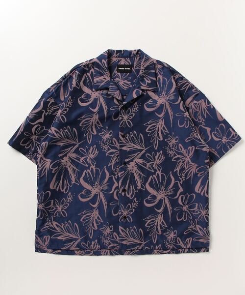 ブラウス シャツ DankeSchon/ダンケシェーン/SIZZLE CHECK S/S SHIRTS レディース メンズ DANKE SCHON シャツ DankeSchon/ダンケシェーン/PIGMENT DAMAGE