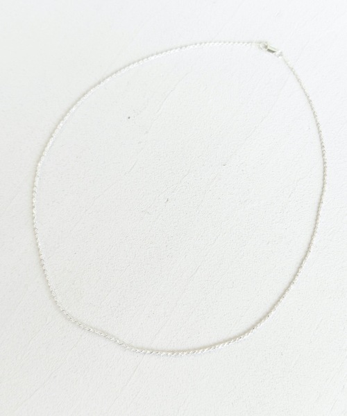 ネックレス SILVER 925 スターリングシルバー フレンチロープチェーン ネックレス(S) 45cm メンズ レディースの画像