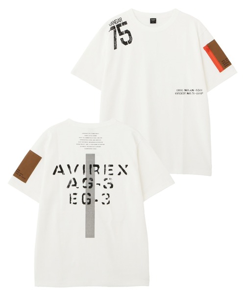 tシャツ 「WEB＆DEPOT限定」REMODEL DESIGN CREW NECK T-SHIRT / リモデル デザイン クルーネック Ｔシャツ | AVIREX