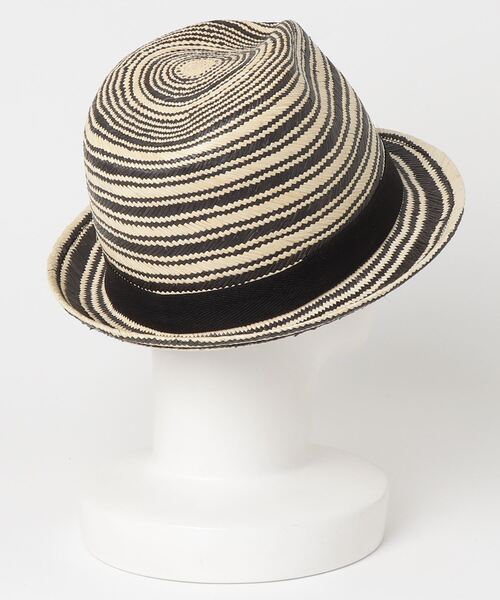 帽子 ハット SAN FRANCISO HAT -  PANAMA STRIPE FEDORA HAT メンズ レディース | ブランド登録なし | 06