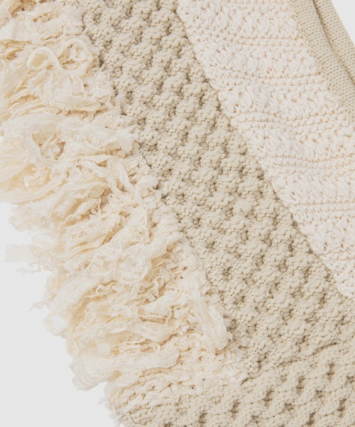 leinwande ベスト ジレ 「ZOZOVILLA別注」Patchwork Fringe Top