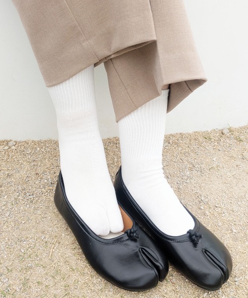 styiro 靴下 「11色展開」足袋ソックス 綿100％ / 再入荷 レディース