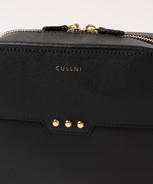 ショルダーバッグ Square leather shoulder bag メンズ レディースの画像