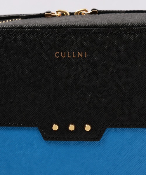 バッグ CULLNI Square leather shoulder bag CULLNI ショルダーバッグ Square leather shoulder bag メンズ