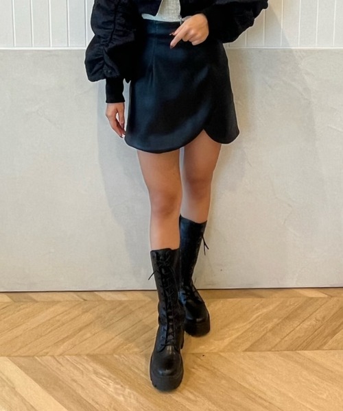 EIMY ISTOIRE（エイミーイストワール） スカート フェイクレザー