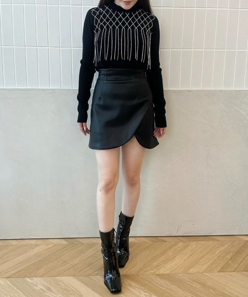 エイミー　スカート EIMY ISTOIRE（エイミーイストワール） スカート フェザーミニスカート