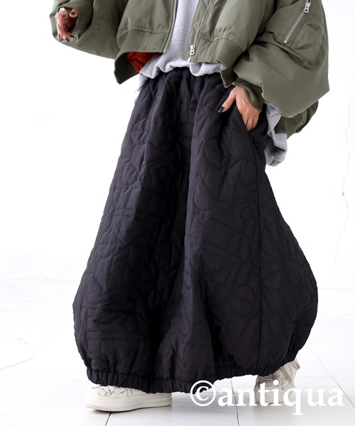 antiqua（アンティカ） スカート キルティングバルーンスカート