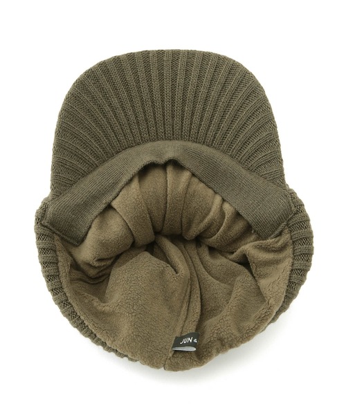 JUN&ROPE'（ジュンアンドロペ） ニット帽 ニットキャップ ツバ付き