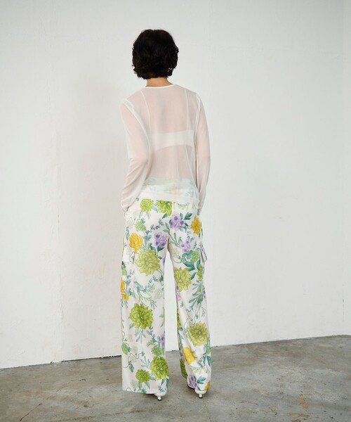 GRACE CONTINENTAL（グレースコンチネンタル） パンツ フラワー