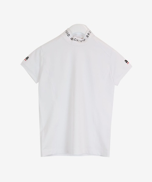 archivio tシャツ 「LADIES」ハイネックロゴUV速乾プルオーバー