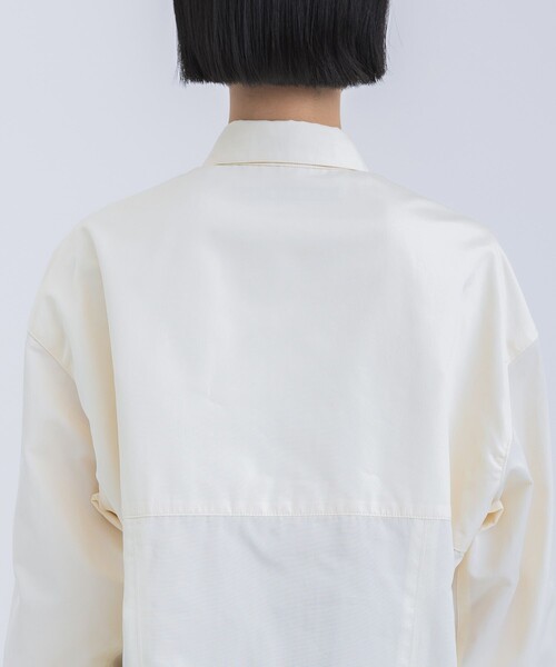 シャツ ブラウス レディース 「JOHN LAWRENCE SULLIVAN/ジョンローレンスサリバン」GROSGRAIN LACE-UP SHIRT｜zozo｜13