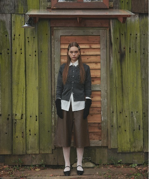 ad thie（アドティエ） ブラウス シャツ ボリュームスリーブ ポケ付き