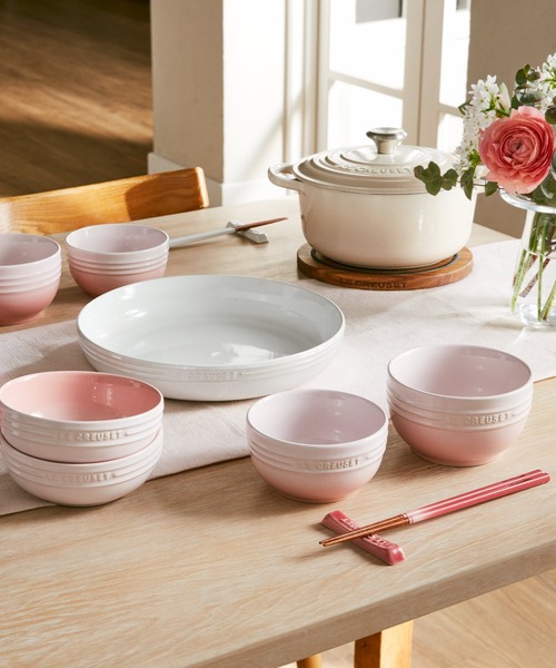 LE CREUSET ピンク 食器セット Le Creuset（ル・クルーゼ） 食器 レジェ・ボール 500ml ブライダル