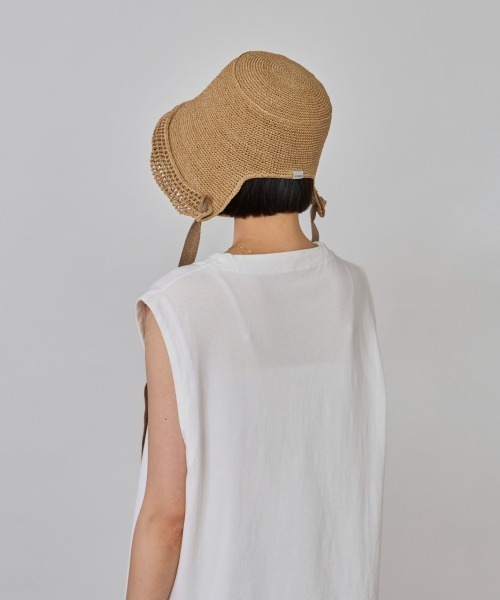 override 帽子 ハット OVERRIDE PAPER CROCHET BONNET