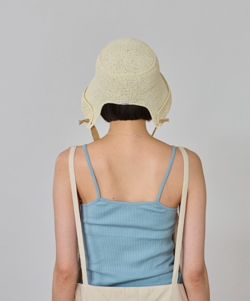 OVERRIDE PAPER CROCHET BONNET | 58cm(58) NAVY (71