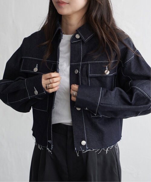 VENCE EXCHANGE ミリタリージャケット モッズコート リジットデニム