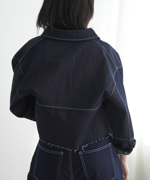 VENCE EXCHANGE ミリタリージャケット モッズコート リジットデニム