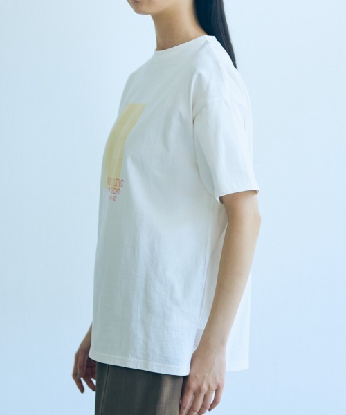 sheller シェリエLovely プリント Tシャツ ホワイト Lovely Tshirt – shéller / シェリエ