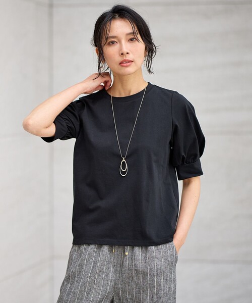 ANY（エニィ） tシャツ パフスリーブプルオーバー レディース