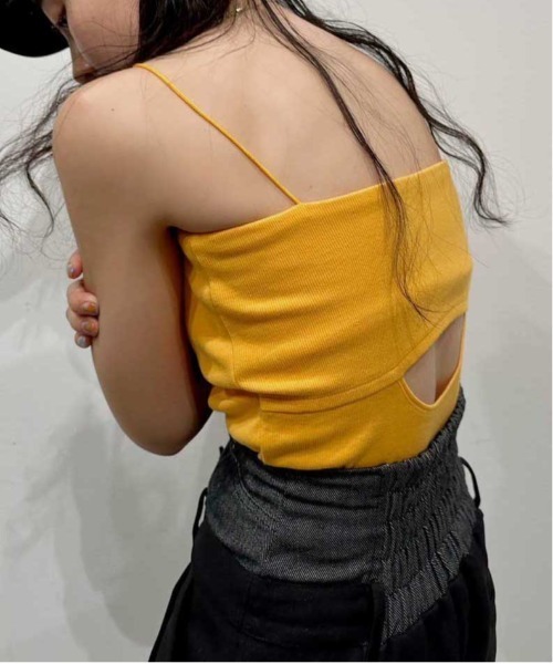 Ameri（アメリ） キャミソール MEDI HOLLOW OUT CUP IN CAMISOLE