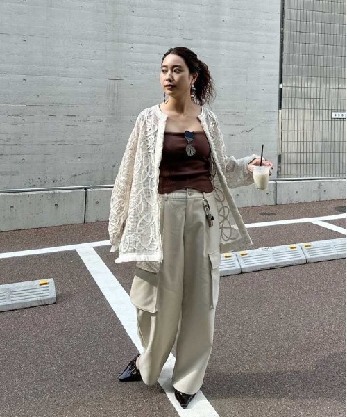 AMERI アメリヴィンテージ　ノースリーブ　キャミソール付き 中古・古着通販】Ameri VINTAGE (アメリヴィンテージ) ノースリーブ
