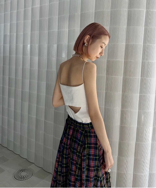 Ameri（アメリ） キャミソール MEDI HOLLOW OUT CUP IN CAMISOLE