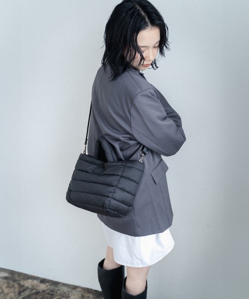 GYDA ジェイダ トートバッグ　ハンドバッグ　キルティングバッグ　BLACK 楽天市場】GYDA ジェイダ 2WAYトートバッグ QUILTING METAL