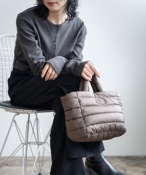 S GYDA キルティング ハンドバッグ ジェイダ GYDA キルティングrectangle BAG （ブラック