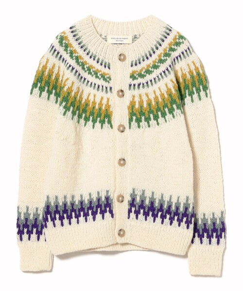 BEAMS BOY カーディガン ハンド ノルディック レディース : ZOZOTOWN  