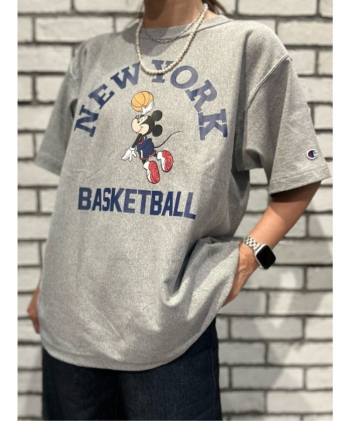 Champion tシャツ 「Champion」プリントリバースウィーブ メンズ