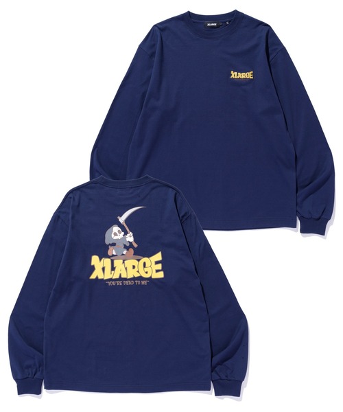 大人気 XLARGE YOURE DEAD TO ME L/S TEE 死神デザイン◎ 大人気 XLARGE YOURE DEAD TO ME L/S TEE 死神デザイン◎ (X