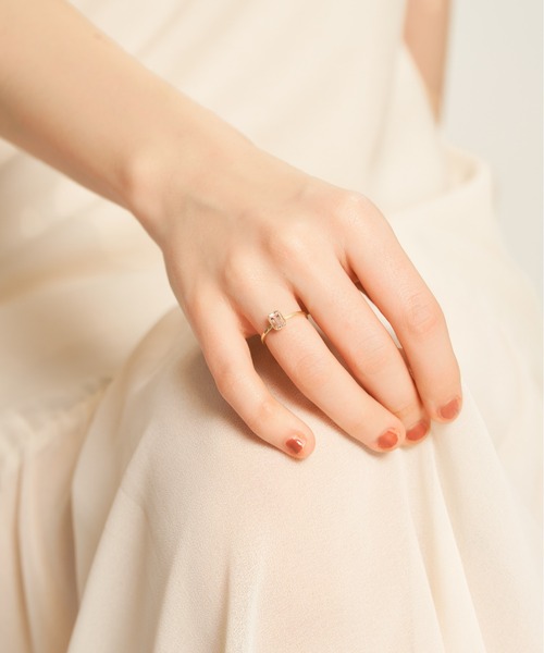 Jewel closet by L&Co. 指輪 リング K10 カラーストーン リング 4x6