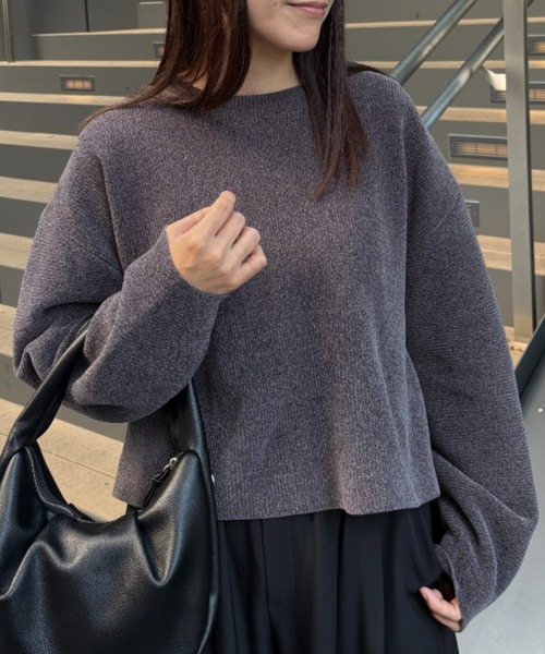 A part by（アパートバイ） ニット セーター モールプルオーバー_長袖