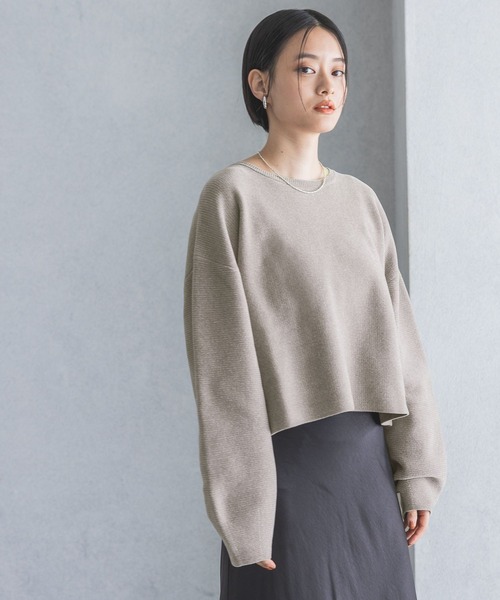 A part by モールプルオーバー_長袖　トップス　ニット A part by（アパートバイ）の「モールプルオーバー_長袖（ニット