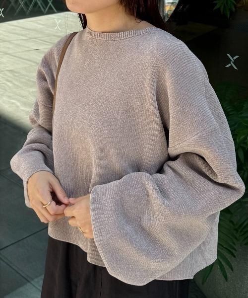 A part by（アパートバイ） ニット セーター モールプルオーバー_長袖