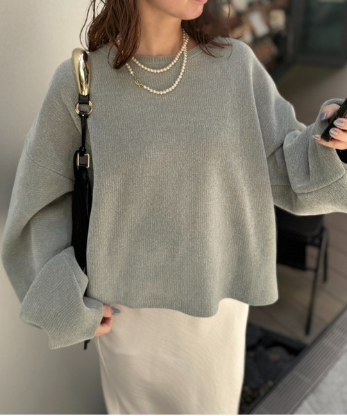 A part by（アパートバイ） ニット セーター モールプルオーバー_長袖