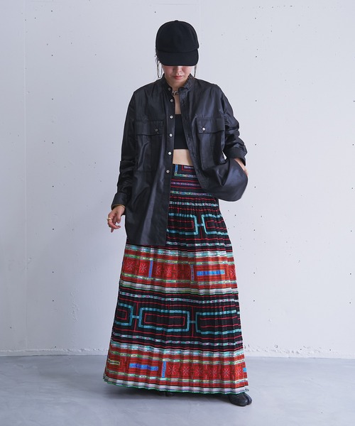oll（ファッション） ブラウス シャツ Leather like shirt