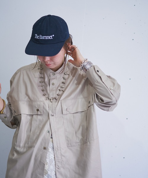 ブラウス シャツ Leather like shirt レディース oll（ファッション） ブラウス シャツ Leather like shirt