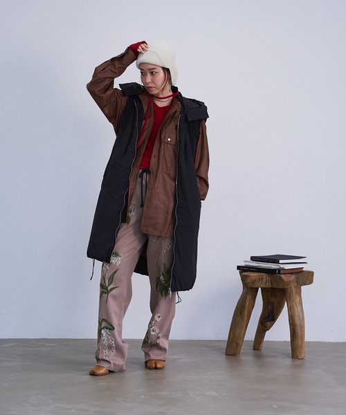 ブラウス シャツ Leather like shirt レディース oll（ファッション） ブラウス シャツ Leather like shirt