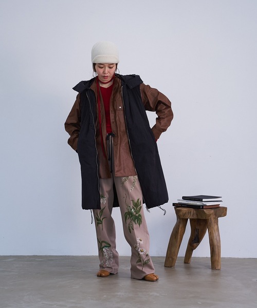 ブラウス シャツ L/S SHIRT レディース oll（ファッション） ブラウス シャツ Leather like shirt