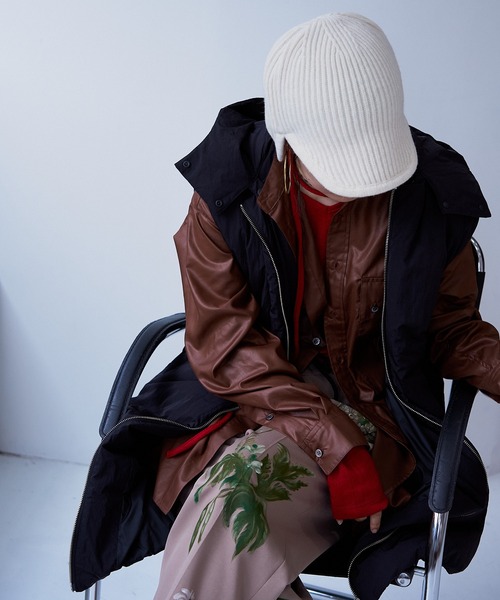 ブラウス シャツ Leather like shirt レディース oll（ファッション） ブラウス シャツ Leather like shirt