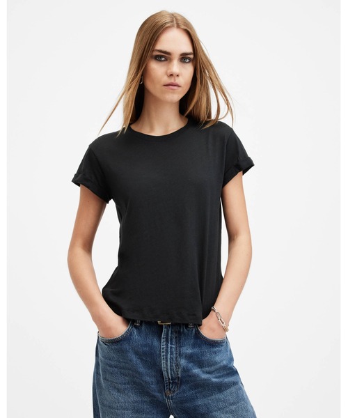 tシャツ ANNA CREW NECK SHORT SLEEVE T-SHIRT | ANNA クルー ネック 半袖 Tシャツ レディース