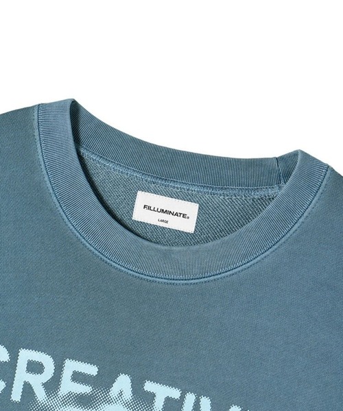 トレーナー スウェット 「UNISEX」Filluminte／サークルBLUR プルオーバー（ウラケ） レディース メンズ ALAND トレーナー スウェット 「UNISEX」Filluminte／サークル