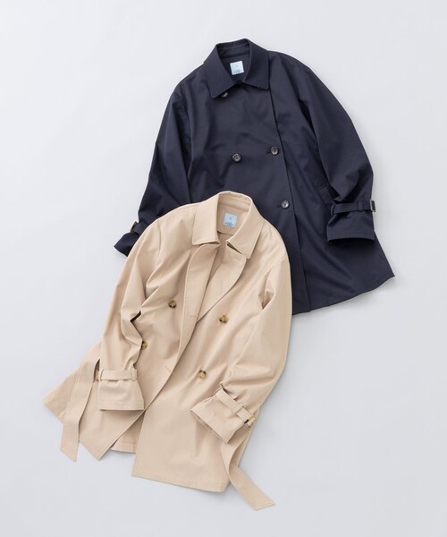 組曲（KUMIKYOKU） トレンチコート コート コットンライクツイル