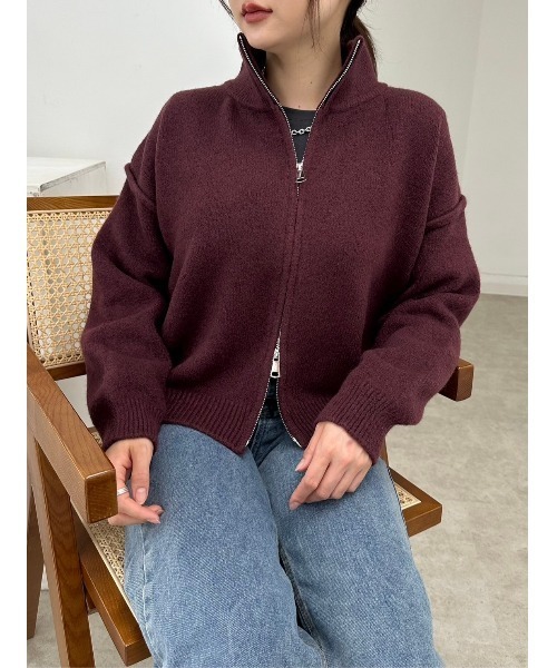 JAYRO ニット セーター クロップド丈シャギーニットプルオーバー