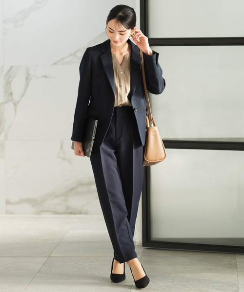 セットアップ 「2025新作」「洗える/UV加工/花粉防止/パンツスーツ