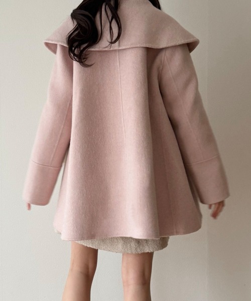 ボディドレッシングdeluxe★フレアー袖ファーコート➕シーバイクロエカットソー モンスターボリュームファーコート（その他アウター）｜Darich